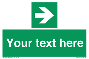 Custom Arrow Right Sign